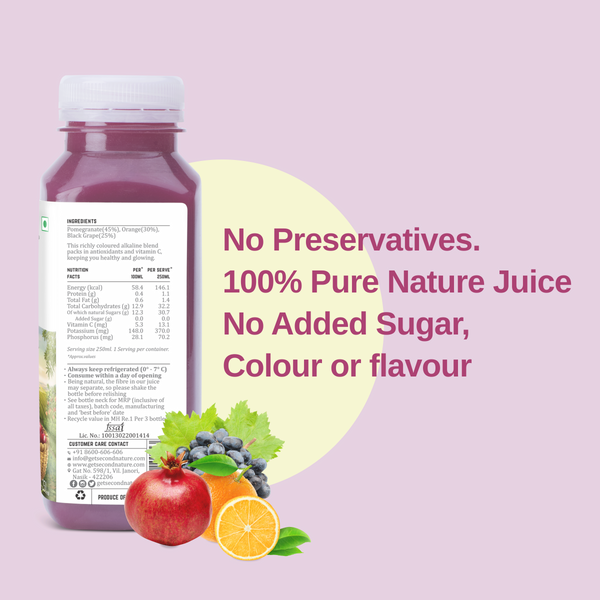 Black Grape-Orange-Pomegranate-250ml