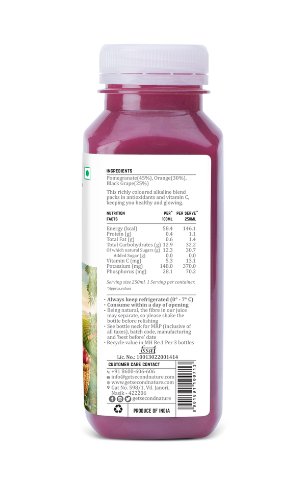 Black Grape-Orange-Pomegranate-250ml